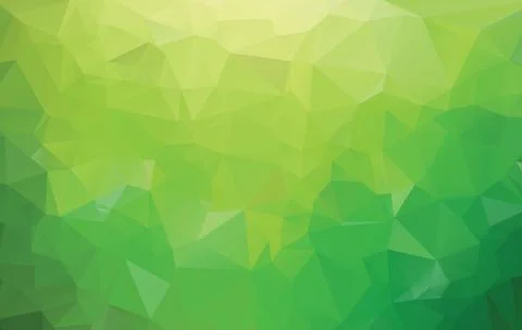Green Polygonal Mosaic Background, Creative Design Templates Stock Illustration