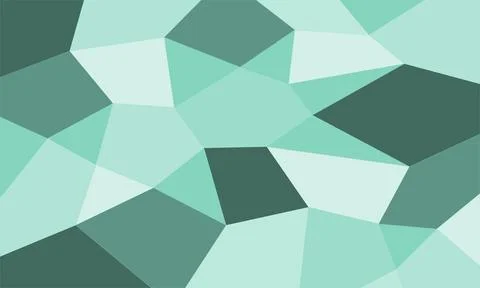 Green polygonal mosaic background, Vector design layout for business presentatio Stock Illustration