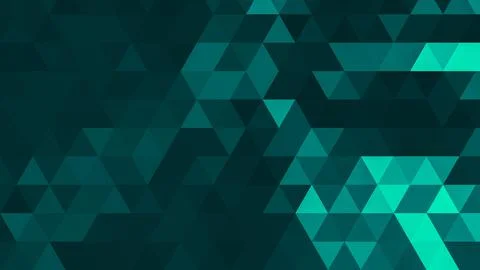 Green polygonal pattern Abstract geometric background Triangular mosaic, perf イラスト素材