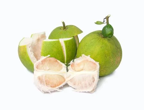 Green pomelo Stock Photos