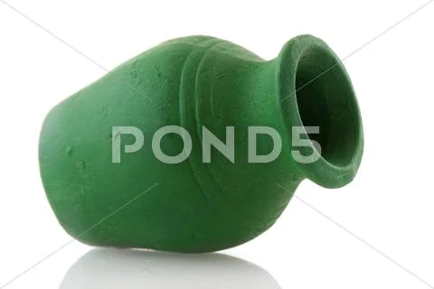 Green pottery Stock Photos