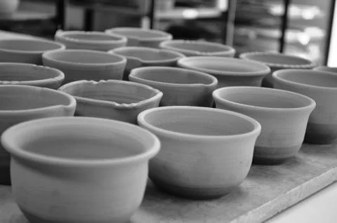 Green pottery Stock Photos