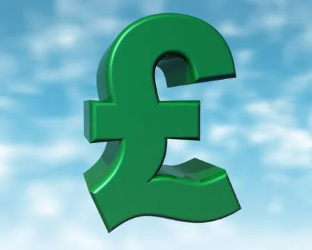 The green pound Illustrazione stock
