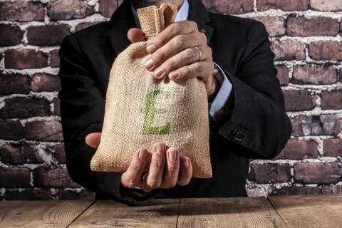 Green Pound Symbol Stock Photos