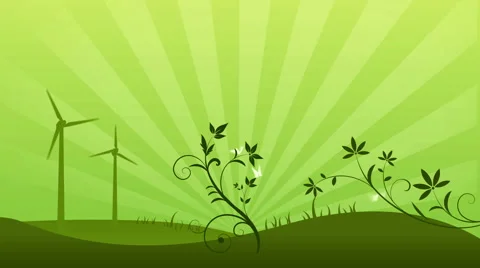 Green Power Background Stock Footage 882308