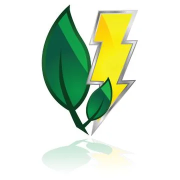 Green power Stock Illustration