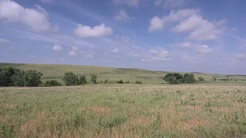 Green prairie Stock Footage 138652443