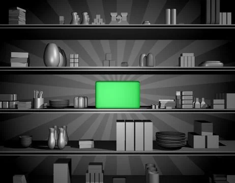 Green Product Stock Illustration