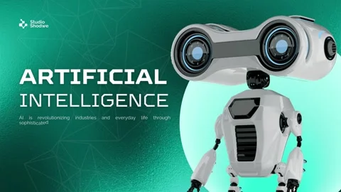 Green Professional Artificial Intelligence Video Stock Footage 317880327