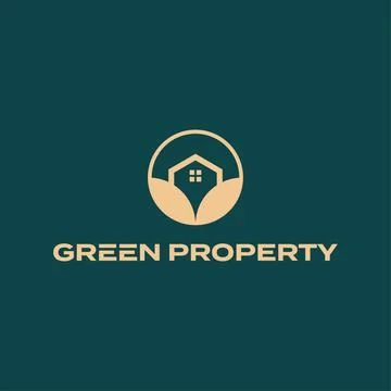 Green Property Logo Stock Illustration