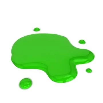 Green puddle Stock Illustration