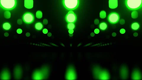 Green Pulsating Disco Light Background VJ Loop l 4K Stock Footage 305550407