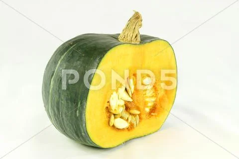 Green pumpkin. Stock Photos