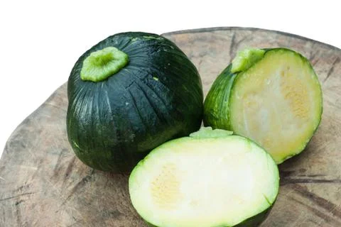 Green pumpkin Foto stock