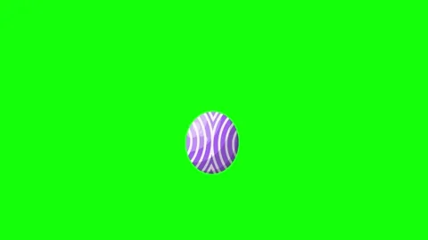 Green Purple Ball Screen Horizontal 16:9 Green Screen Video stock 340459657