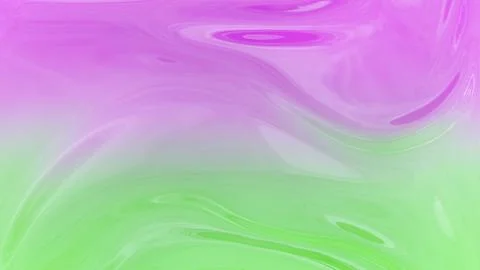 Green-Purple gradient abstract plastic wave background. Shimmering texture 3d Stock Illustration