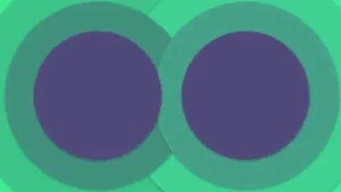 Green, Purple, White Circle on Green Screen Background 스톡 동영상 338024239