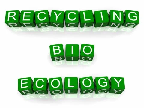 Green puzzle Stock Illustration