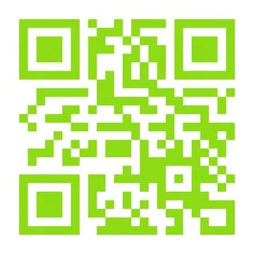 Green QR code Stock Illustration