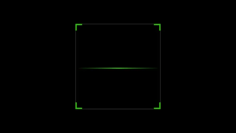 Green QR code scanning loop animation Stock Footage 254273175