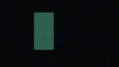 Green question sign typing on old led lcd display animation background loop - Video stock 83644697