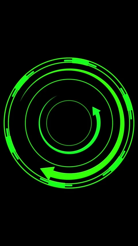 Green radar screen with scanning effect Stock Footage 337461678