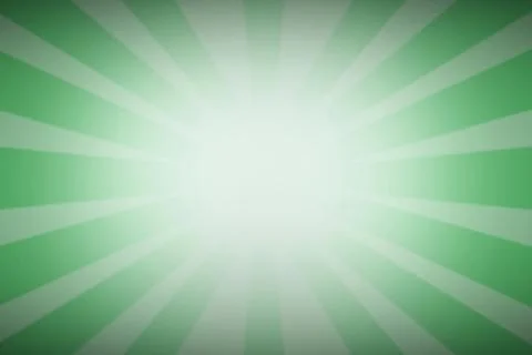 Green radial burst pattern is radiating gradient energy in flat design, with 스톡 일러스트