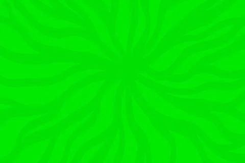 Green Radial Organic Pattern Stock Illustration