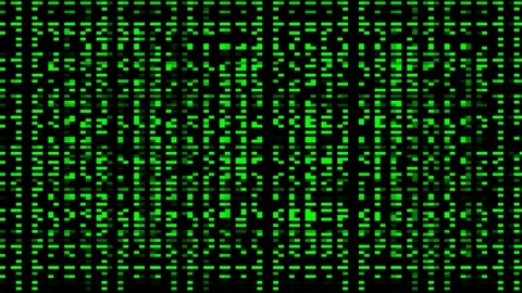Green Random Pixel Dithered Background Stock Footage 337856878