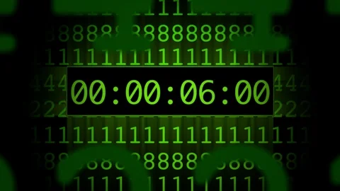 Green randomized numbers Stock Footage 95211791
