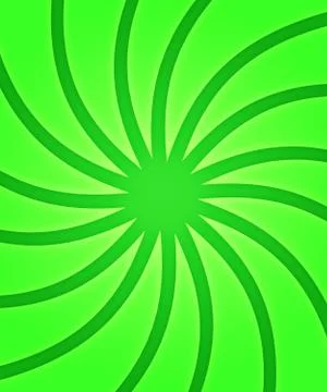 Green rays vertical background Stock Illustration