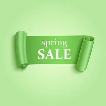 Green realistic banner イラスト素材