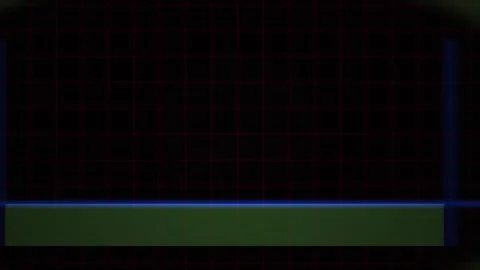 Green rectangle on black background. Video stock 335113068