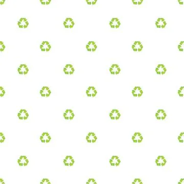 Green recycle symbol pattern background 스톡 일러스트