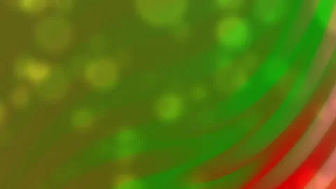 Green, red, and orange blurred lines create abstract art Stock Footage 294689802