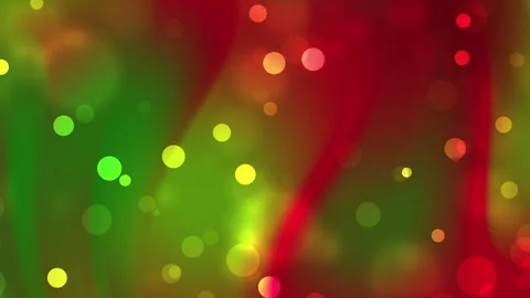 Green Red Bokeh Abstract Background Stock Footage 340130411
