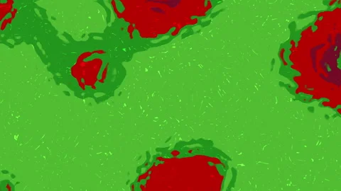 Green Red Fluid Abstract Background Stock Footage 340130503