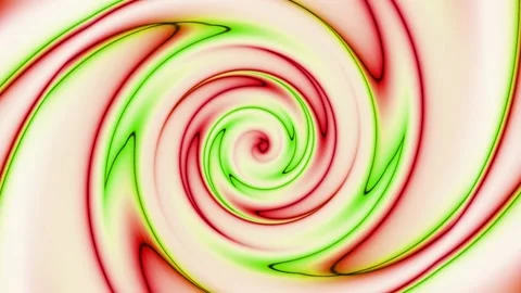 Green red glowing twirl background animation white background Видео 168928878