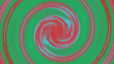 Green Red Hypnosis Stock Footage 82524333