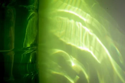 Green Reflection Light Stock Photos