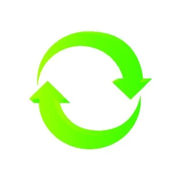 Green refresh arrows Stock-Illustration