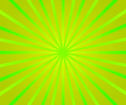 Green retro rays background 스톡 일러스트