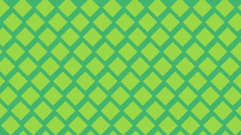 Green rhombus pattern moving animation background seamless looping Stock Footage 125288042