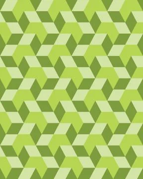 Green rhombus seamless Stock Illustration