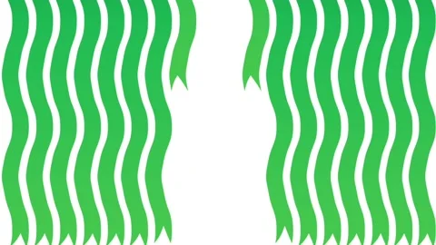 Green ribbon background animation Stock Footage 308233028