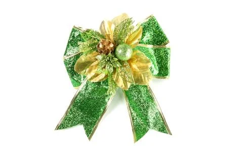 Green ribbon. Foto stock