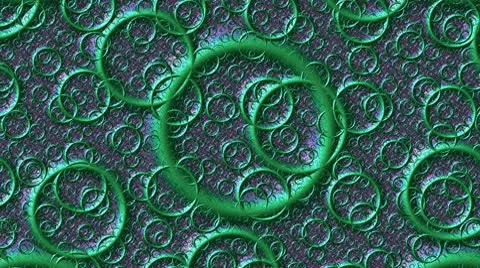 Green rings Stock Footage 8981260