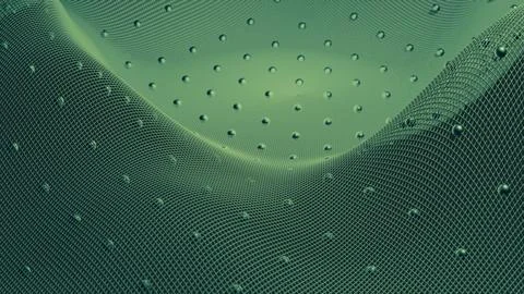 Green ripple liquid effect texture abstract background Stock Illustration