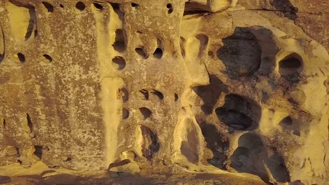 Green River Bluffs Pan Stock Footage 83366396