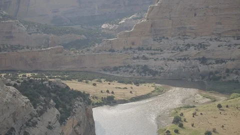 Green River Canyon Landscape Dinosaur National Monument Stock Footage 121590553